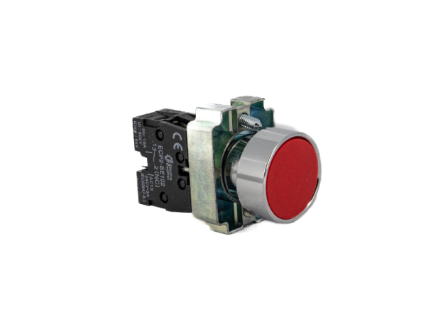 Pulsante ECP2-BA42 1NC rojo