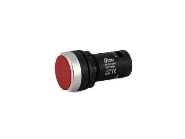 Pulsante monobloque  ECP2-102FK 1NC rojo