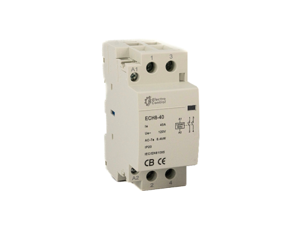 Contactor ECH8-40 2P 120VAC 40A (Alumbrado)