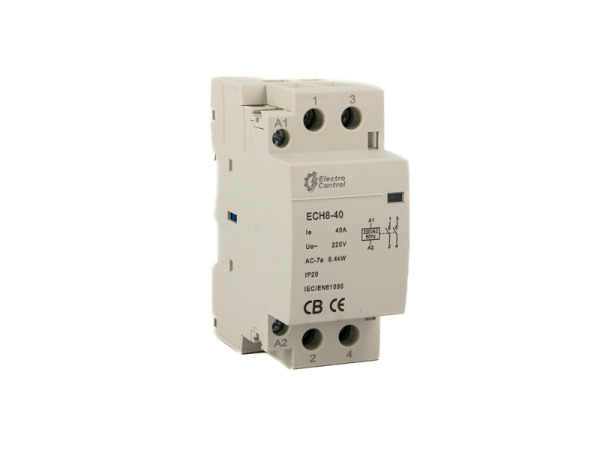 Contactor ECH8-40 2P 220VAC 40A (Alumbrado)