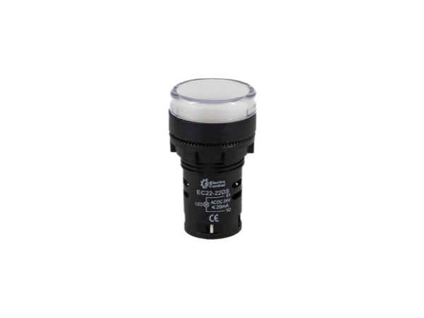 Luz piloto EC22-22DS blanco 24V AC/DC