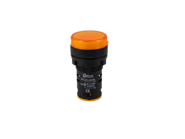 Luz piloto EC22-22DS amarillo 12-450VAC