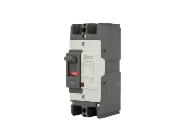 Breaker caja moldeada ECN52H 2 polos 25A