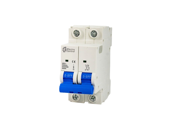 Breaker de riel ECB-125H 2 polos 80A